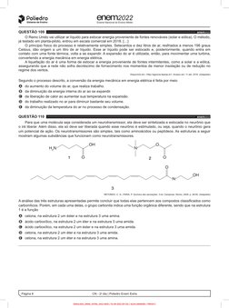 Página 8
CN - 2o dia | Poliedro Enem Extra
Exame Nacional do Ensino Médio
QUESTÃO 109 		
enem2022
O Reino Unido vai utilizar