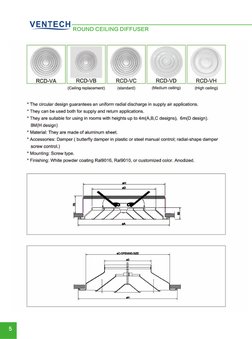 Diffuser Catalogue.pdf HVAC Diffusers and Grilles Catalogue | PDF | Mechanical Engineering ...