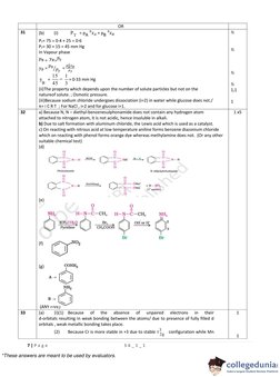 CBSE Class 12 Chemistry Answer Key 2024 | PDF | Career & Growth | Self ...
