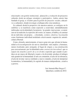 15 
A N D R E A  B ARR I O S  N O G U E I R A  Y  Á N G E L  PATR I C I O  CH AVE S  Z A L D U M B I D E 
 
 
 
 
 
 
relacio