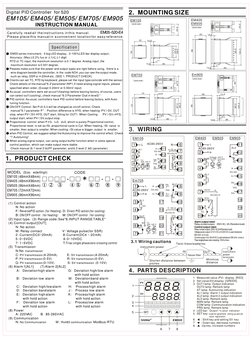 EM Series Digital PID Controller Manual | PDF | Parameter (Computer ...
