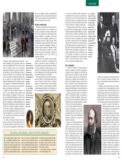 39
Derecha, imagen
histórica en la que
aparecen retratados
los reyes británicos
de todo un siglo:
Victoria I; su hijo,
Eduard