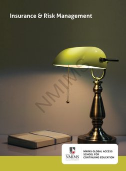 Insurance & Risk Management
NMIMS
