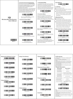 Wireless Barcode Scanner Setup Guide | PDF | Image Scanner | Bluetooth