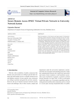 Secure IPSEC VPN for University Access | PDF | Virtual Private Network ...