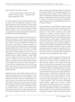 Homunculi Approach for Autism Wellbeing | PDF | Cognitive Behavioral ...