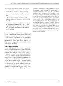 Homunculi Approach for Autism Wellbeing | PDF | Cognitive Behavioral ...