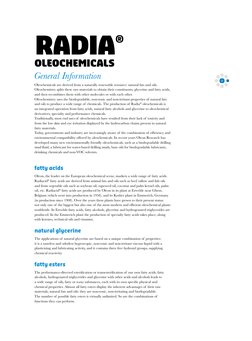 Oleon Radiacid Oleon Radialube Brochure PDF Free - Cleaned | PDF | Vegetable Oil ...