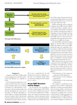 56 MATERIALS PERFORMANCE August 2008
C H E M I C A L  T R E AT M E N T
Corrosion Management for Oil and Gas Assets
sists of t