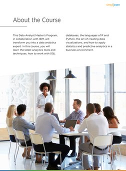 Data Analyst Master's Program Syllabus | PDF | Analytics | Statistics
