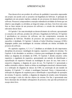 APRESENTAÇÃO
Para desenvolver um produto de software de qualidade é necessário empreender
um projeto em acordo com os preceit