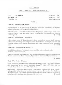 Engineering Mathematics - I (KSC) | PDF