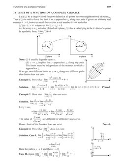 Limits of Complex Functions Explained | PDF | Function (Mathematics ...