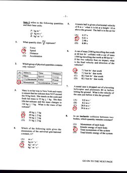 CAPE Physics Unit 1 Constants and Problems | PDF | Velocity | Acceleration