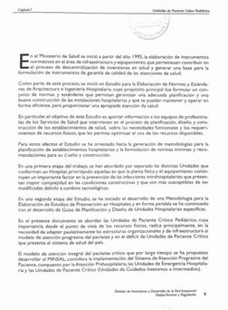 n el Ministerio de Salud se inició a partir del año 1995, la elaboración de insvumentos 
normativos en el área de infraestruc