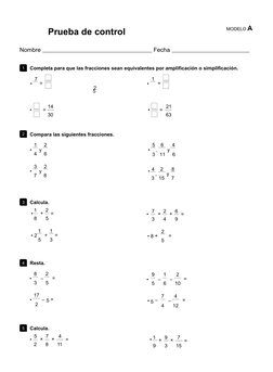 5   Prueba de control
MODELO A
Nombre                                                                     Fecha