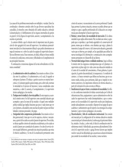 14
15
Las causas de los problemas mencionados son múltiples y variadas. Entre las
coordenadas y elementos centrales sobre lo