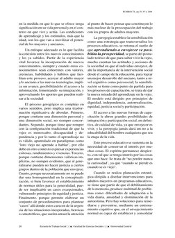 RUMBOS TS, año IV, Nº 4, 2009
Escuela de Trabajo Social  
  Facultad de Ciencias Sociales  
  Universidad Central
28
en la me