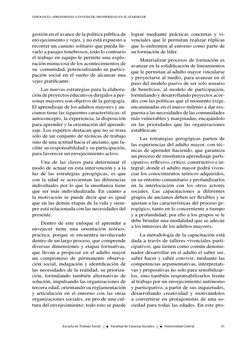 Escuela de Trabajo Social  
  Facultad de Ciencias Sociales  
  Universidad Central
31
GEROGOGÍA: APRENDIENDO A ENVEJECER, PR
