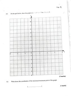 Form 4 Mathematics Exam Paper | PDF | Cartesian Coordinate System ...