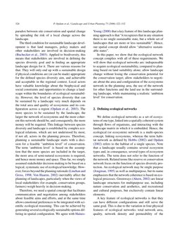 324
P. Opdam et al. / Landscape and Urban Planning 75 (2006) 322–332
paradox between site conservation and spatial change
by