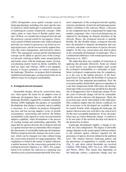 326
P. Opdam et al. / Landscape and Urban Planning 75 (2006) 322–332
(2002) distinguishes seven spatial concepts used in
land
