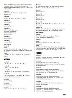 Workbook Answer Key | PDF