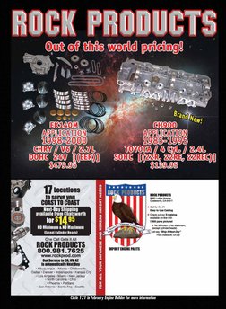 Circle 121 in February Engine Builder for more information (http://www.rockprod.com)
