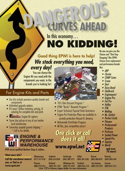 Circle 122 in February Engine Builder for more information (http://www.epwi.net)
