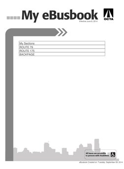 OCTA Route 79 Bus Schedule | PDF | Orange County | California