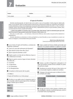 150
Lengua castellana y Literatura 1.º ESO
MATERIAL FOTOCOPIABLE / © Oxford University Press España, S. A.
7
PRUEBA DE EVALUA