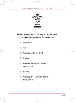 Wru Red Card Form.pdf WRU Rugby Pathway Guidelines 2025 | PDF | Rugby Union | Football Codes