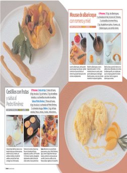 6 SEMANA Cocina de verano
Cestillos con frutas
y salsa al 
Pedro Ximénez
TIEMPO DE PREPARACIÓN: 1 HORA CALORÍAS: 240
Cestas d