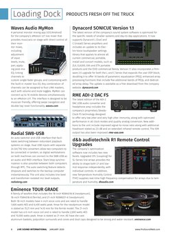 Eminence TOUR GRADE
A family of woofers that includes the 18-inch NSW4018-8 (neodymium), 
18-inch FSW4018-8 (ferrite), and 21