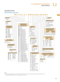 20
IZM Series MWI Type
3
Low Voltage Air Circuit Breakers 3.2
Catalog Number Selection
MWI Type Breaker Product Family 1
Note