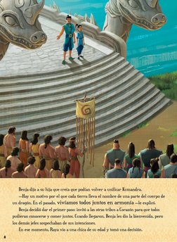 Benja dijo a su hija que creía que podían volver a unificar Kumandra. 
	
—Hay un motivo por el que cada tierra lleva el nom