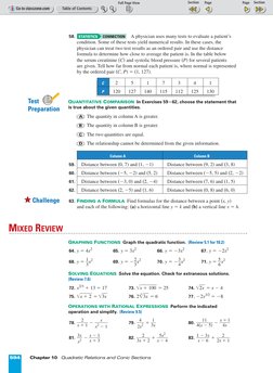 (http://www.classzone.com)Page 1 of 2
594
Chapter 10
Quadratic Relations and Conic Sections
58.
A physician uses many tests