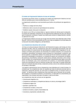 BIBLIOTECA DEL PROFESORADO   MATEMÁTICAS 2.° ESO   Material fotocopiable © Santillana Educación, S. L.
6
El modelo de Program