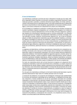 BIBLIOTECA DEL PROFESORADO   MATEMÁTICAS 2.° ESO   Material fotocopiable © Santillana Educación, S. L.
8
El área de Matemátic