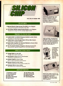 Silicon Chip-1992 10 | PDF | Electric Motor | Electronics
