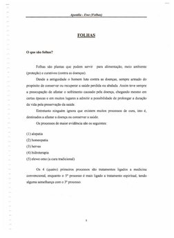  Apostil
 Apostila a - - Ewe 
Ewe (Folhas
(Folhas)
FOLHAS
FOLHAS
Fo
Folh
lhas 
as sa
sao o pl
plan
anta
tas s qu
que e po
pod
