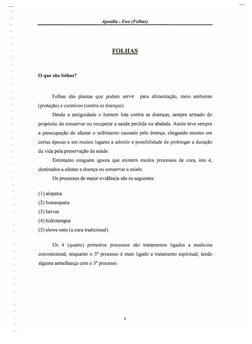  Apostila 
 Apostila - Ewe 
- Ewe (Folhas)
(Folhas)
FOLHAS
FOLHAS
Fol
olha
has s sa
san 
n pla
lant
ntas 
as que 
ue po
pode