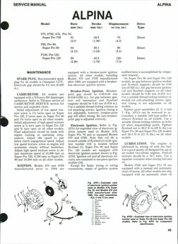 Alpina Chainsaw Service Manual | PDF | Piston | Ignition System