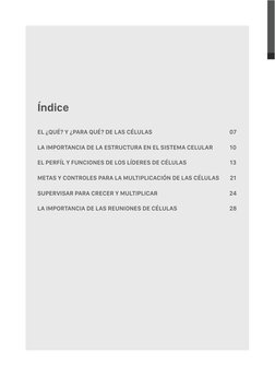 Índice
EL ¿QUÉ? Y ¿PARA QUÉ? DE LAS CÉLULAS
LA IMPORTANCIA DE LA ESTRUCTURA EN EL SISTEMA CELULAR
EL PERFÍL Y FUNCIONES DE LO