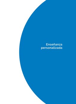Enseñanza 
personalizada
