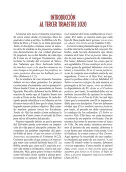 INTRODUCCIÓN
AL TERCER TRIMESTRE 2020
Al iniciar este nuevo trimestre miraremos 
de cerca cómo desde el principio Dios ha 
qu