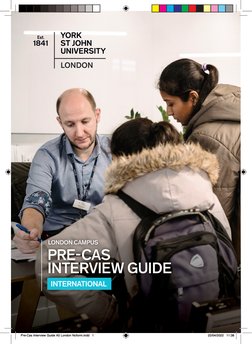 Pre Cas Interview Pre-CAS Interview Guide for YSJ London | PDF | Postgraduate Education ...