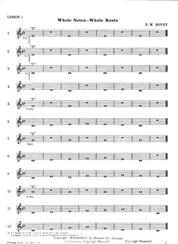 Rubank Elementary Method - Clarinet PDF | PDF | Rhythm And Meter ...
