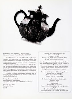 Neiman Marcus White Porcelain Teapot With Multicolored Butterfly Pattern