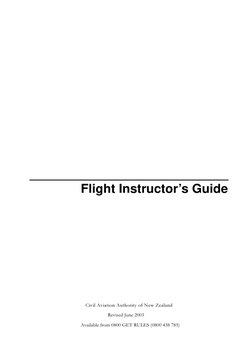 
















Flight Instructor’s Guide 











	
		

A